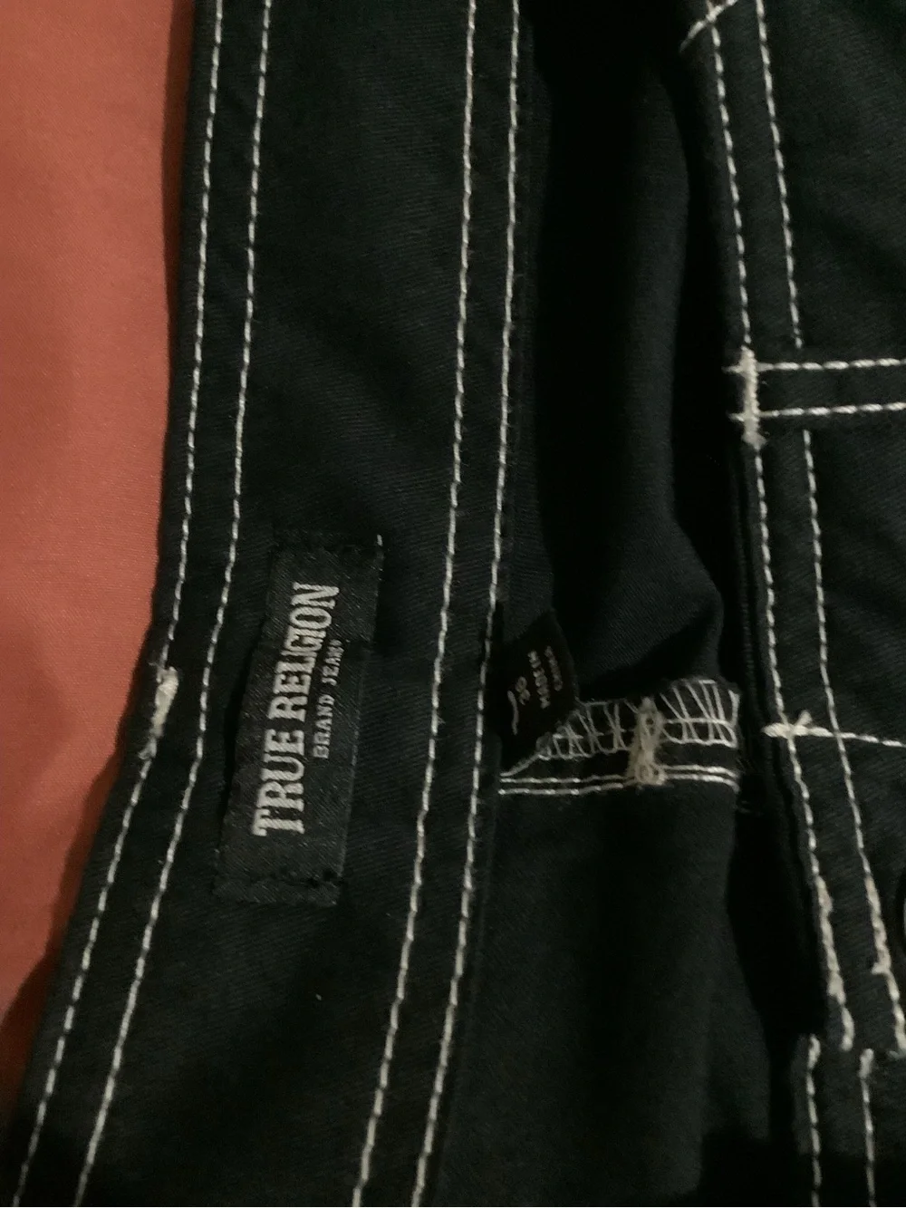 True Religion Cargo Pants Jet Black Men’s 36